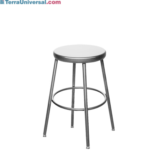 BioFit Ajax Series Low, 18" Desk Height Stool; use in laboratory, cleanroom, or healthcare industries  |  2804-85 displayed