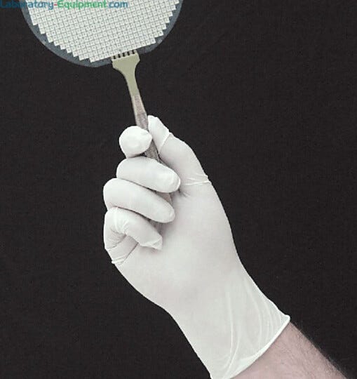 These Nitrile gloves are disposable, powder-free with textured fingers for improved dexterity  |  1674-13 displayed
