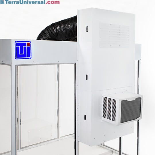 ValuLine® air conditioning unit connected to a cleanroom's fan filter units  |  6600-14 displayed