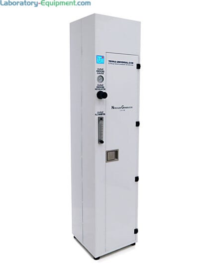 Compact nitrogen generator, 18"W x 18"D x 81.25"H, produces up to 99.5% pure N2 gas  |  2700-13A displayed