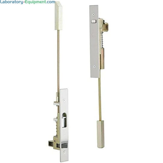 Constant latching keeps the inactive door locked at the top and bottom until the active door opens, triggering automatic bottom-bolt release | 5050-15 displayed