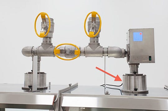 Enhances cleanliness by removing pharmaceutical powders, aerosols and most microbial contaminants | 3306-72-SS displayed