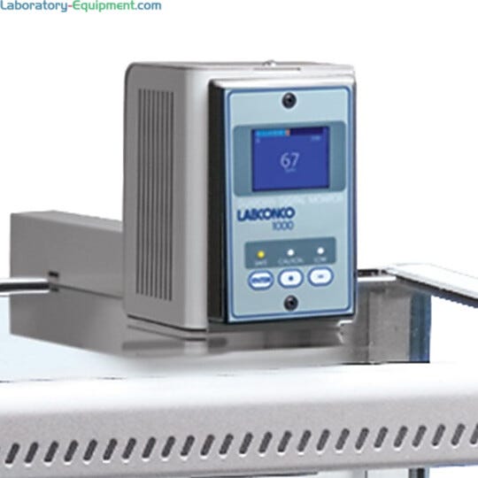 Labconco 115V Guardian Digital Airflow Monitor with Epoxy Coated Steel #3908800 for Protector Hoods, Ventilation Stations and Xpert Enclosures | 3646-45 displayed