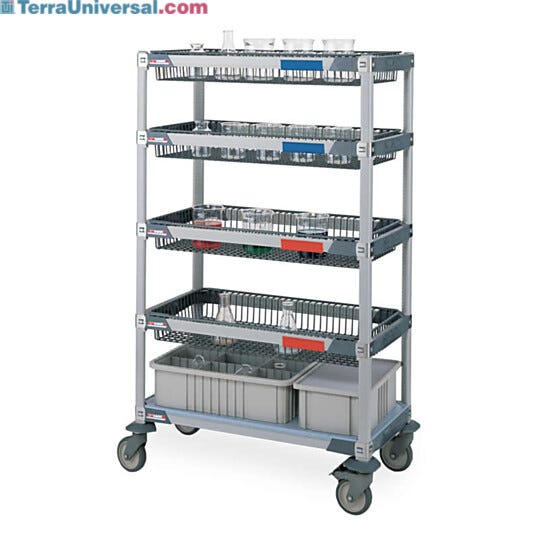 MetroMax i Microban Glassware Cart with 4 baskets (order glassware and containers separately) | 1533-22 displayed