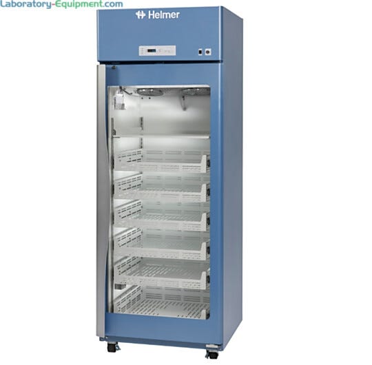 GX Horizon 1-Door Pharmacy Refrigerators with OptiCool and digital microprocessor include 1 ventilated shelf and 6 drawers; in 20.2 and 25.5 cu. ft. models | 6707-26A displayed