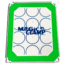 H1000-MR MAGic Clamp 9.5" x 11.5" magnetic universal platform for flasks and tube racks compatible with Orbi-Shakers and Incu-Shakers by Benchmark Scientific  |  2817-01 displayed