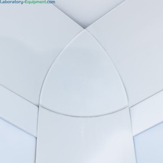 Modular corner coving creates smooth wall-to-floor and wall-to-ceiling transitions with non-outgassing PVC | 6603-85 displayed