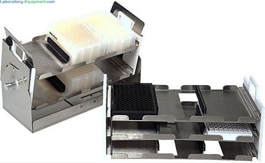 Saves lab space, provides protection and stores samples | 5322-70 displayed