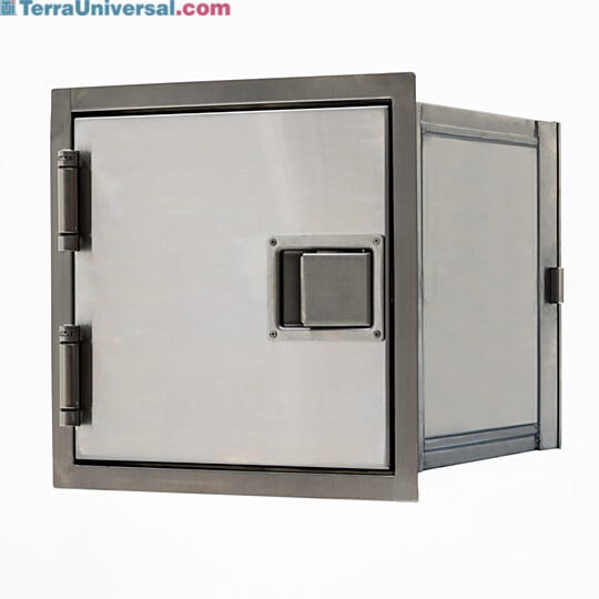 1/4'' thick lead-lined cleanroom pass-through increases x-ray protection  |  2636-20 displayed