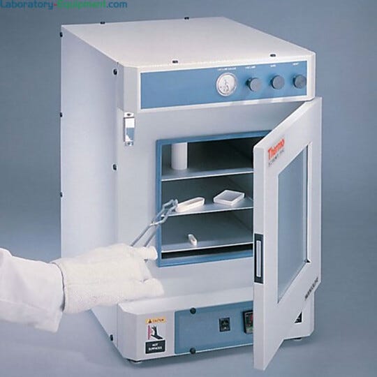 The Lindberg Blue vacuum oven provides an inert atmosphere for use in heating, drying, curing and outgassing sensitive or reactive samples | 3703-49 displayed