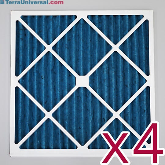 MERV 7 pre-filter for Terra Fan Filter Units (FFUs), 4 pack | 6601-34 displayed
