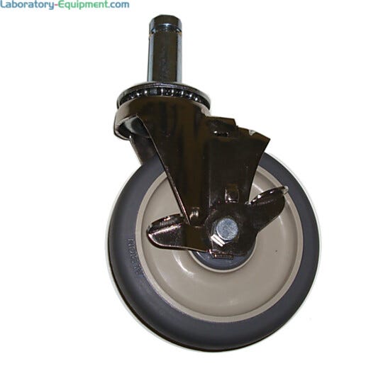 MetroMax Standard High Polyurethane Wheel brake Stem Caster | 1541-62 displayed