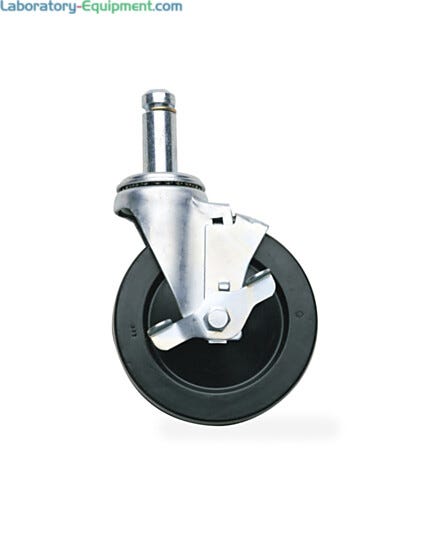 MetroMax Resilient Wheel Tread brake Stem Caster | 1541-56 displayed