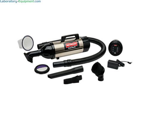 Complete CHV-S6 Deluxe Cordless Evolution Hand Vac kit with vacuum, hose, and various attachments  |  1009-02 displayed