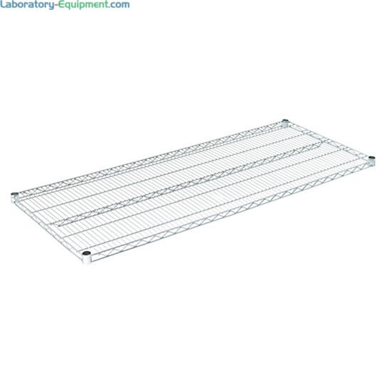 Olympic's open wire carbon-steel shelves with chromate finish allows for air circulation and visibility  |  1303-46 displayed