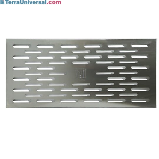 304 stainless steel perforated shelf for 52" shelf-only garment storage cabinets | 4101-87B displayed