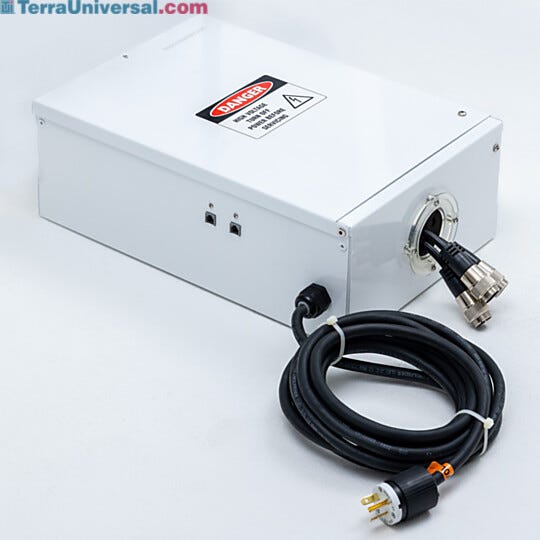 ValuLine® cleanroom power supply unit provides power for up to 3 FFUs and 3 lights  |  6600-20C-VL displayed
