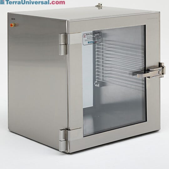 Stainless steel Series 100 single-chamber desiccator cabinet | 1610-34B displayed