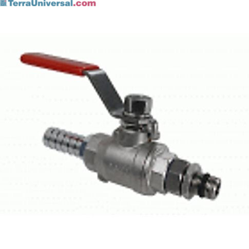 Stainless Steel Drain Tap with a maximum temperature of +200°C for Julabo Circulators, 8970450  |  2540-78 displayed