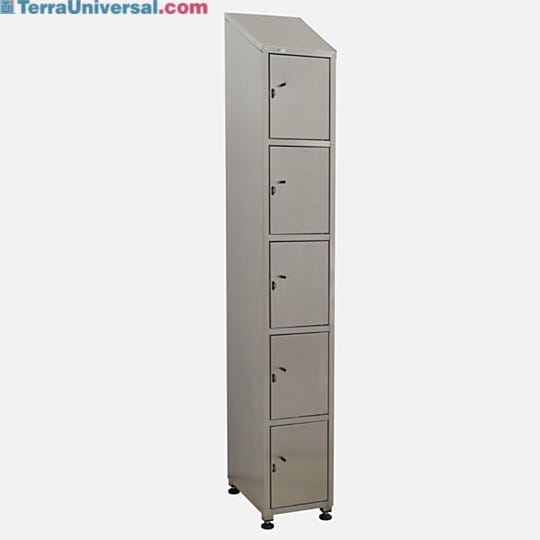 Five chamber vertical stand alone storage locker  |  4102-55 displayed