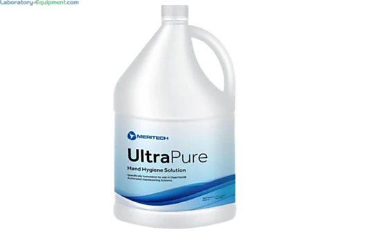 UPX-12K Ultrapure Hand Hygiene Solution by Meritech with a 2,000 handwashing event capacity compatible with CleanTech Automated Handwashing Stations | 1017-62 displayed