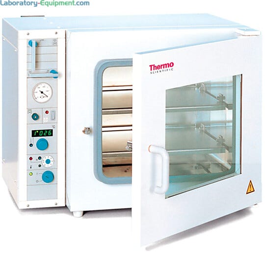 Vacutherm™ vacuum heating and drying oven reduces drying time for temperature sensitive materials; provides inert heating environment | 1709-11 displayed