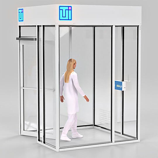 ValuLine® hardwall modular cleanrooms make contamination control accessible and affordable, adapting to virtually any facility layout | 6600-21A-VL-0606 displayed