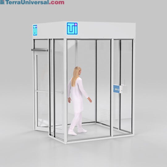 ValuLine® hardwall modular cleanrooms make contamination control accessible and affordable, adapting to virtually any facility layout | 6600-21A-VL-0606 displayed