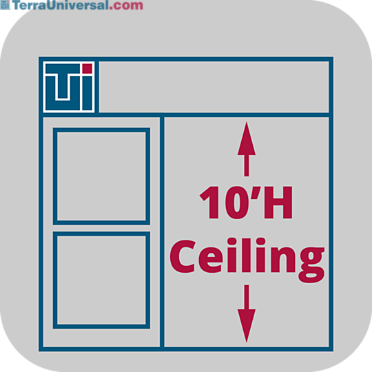 Service to adjust Valuline® hardwall cleanroom heights to 10'H  |  6600-66-VL-10H displayed
