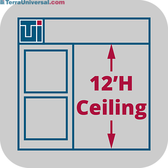Service to adjust Valuline® hardwall cleanroom heights to 12'H  |  6600-66-VL-12H displayed