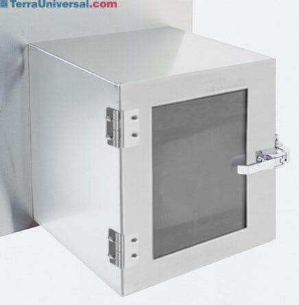Right-mount, single-wall ValuLine® glove box air lock  |  1704-11A displayed