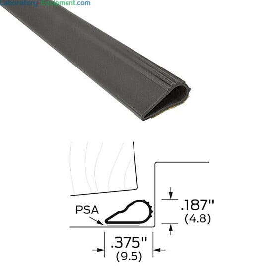 Self-adhesive backing makes installation fast and tool-free, bonding instantly to door frames for a precise, gap-free fit  |  5050-42 displayed