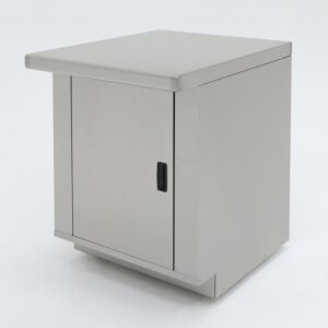 24" wide stainless steel base cabinet for cleanroom or laboratory use | 1725-01 displayed