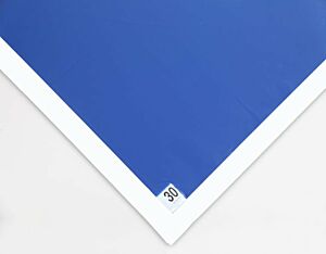 Valutek sticky mats use multi-layered clean-film, water-based acrylic adhesive to eliminate sources of outgassing