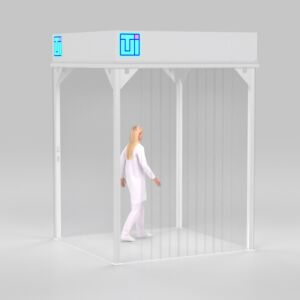 ValuLine® softwall modular cleanrooms make contamination control accessible and affordable, adapting to virtually any facility layout  |  6600-66A-VL-0606 displayed