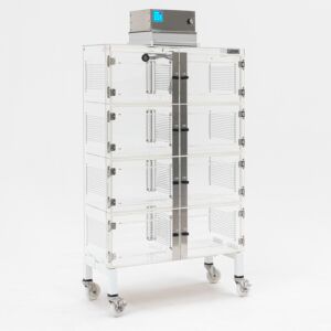 These Laminar Flow Cabinets are ideal for curing, drying , transporting and storing sensitive components such as optical assemblies and tools  |  9700-PP-01 displayed