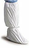 Tyvek boots are 20 inches (508 mm) high, with PVC sole, tunnelized elastic top and ankle  |  1860-84 displayed
