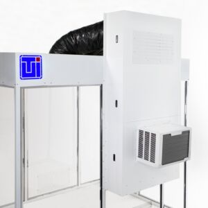ValuLine® air conditioning unit connected to a cleanroom's fan filter units | 6600-14 displayed