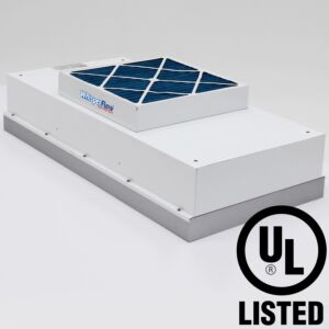 WhisperFlow® Fan Filter Units (FFUs) provide a uniform flow of microfiltered air to meet cleanliness standards down to Class 10/ISO 4  |  6601-24-H displayed