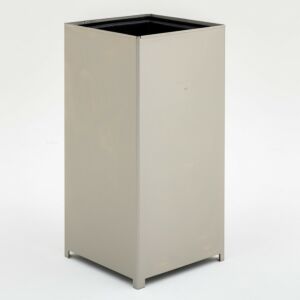 BioSafe® lidless waste bin for quick and touchless waste disposal  |  1456-16C-L displayed