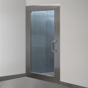 Pre-Hung Manual Swing Doors, Stainless Steel | Terra Universal