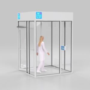 ValuLine® hardwall modular cleanrooms make contamination control accessible and affordable, adapting to virtually any facility layout | 6600-21A-VL-0606 displayed
