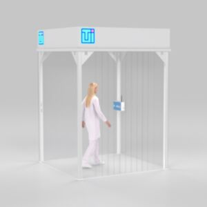 ValuLine® softwall modular cleanrooms make contamination control accessible and affordable, adapting to virtually any facility layout | 6600-66A-VL-0606 displayed