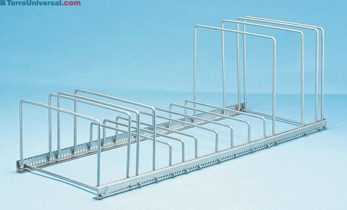 Adjustable Stainless Steel Rack; 23.5''W x 7.75