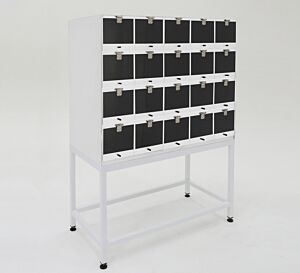 Dispenser; Stocking and Kitting, Cold Rolled Steel, 50.5" W x 25.75" D x 43.25" H, 20 Compartments, Benchtop