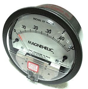 Differential Pressure Gauge; 0-0.5" WC, Magnehelic®, Uninstalled
