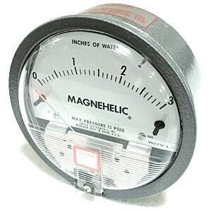 Differential Pressure Gauge; 0-3.0" WC, Magnehelic®, Uninstalled