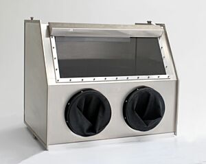 Glovebox; Series 300, 304 Stainless Steel, 35" W x 24" D x 28" H, Tempered Glass Window, 120 V