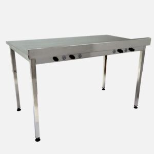 Work Station, Vibration-Free; 304 Stainless Steel, Solid Top, 84" W x 30" D x 36" H