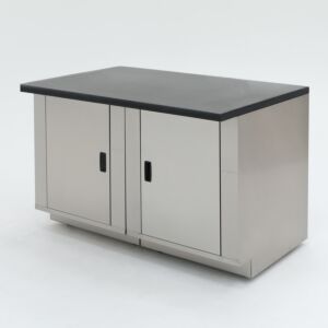 Cabinet Workbench; 48" W x 30" D x 31" H, 304 SS Base, Epoxy Resin Top